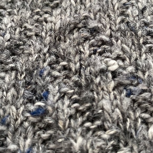 Jillian & Nicole Split Zip Cowl Neck Sweater 💗 Gray - Picture 16 of 16